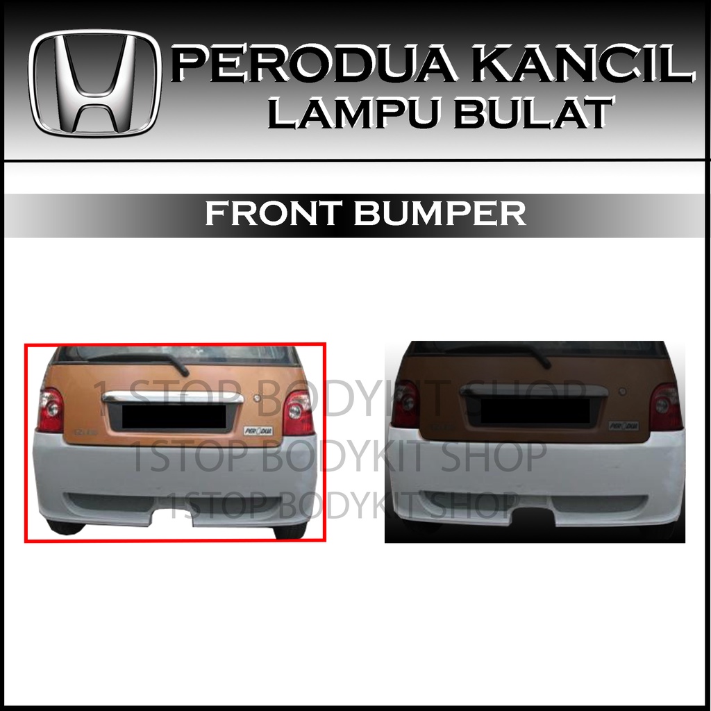 Perodua New Kancil Lampu Bulat Front Bumper Rear Bumper G Conpect Mini