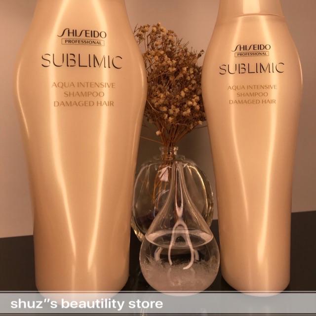 Shiseido Professional Sublimic Aqua Intensive Shampoo Shopee Malaysia