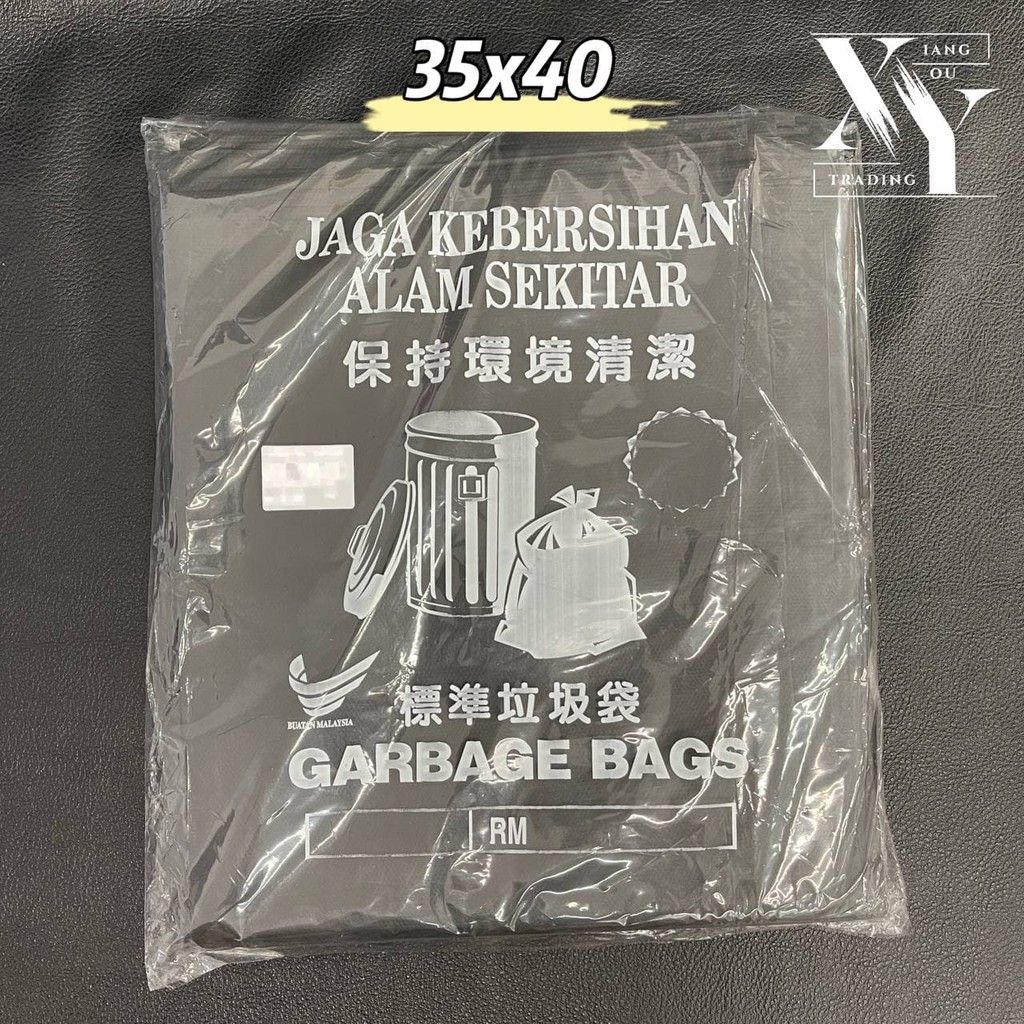 Garbage Bag 35 X40 1kg Plastik Sampah Plastik Sampah Hitam