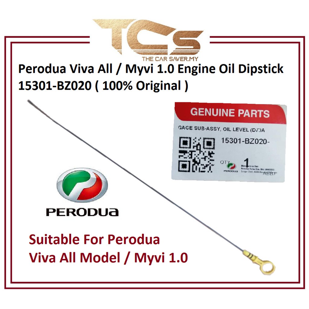 Perodua Viva All Myvi 1 0 Engine Oil Dipstick 15301 BZ020 100