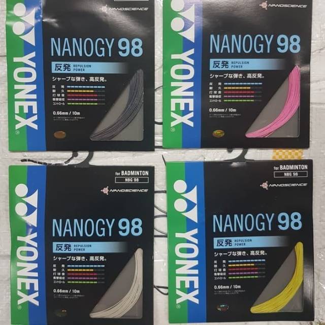 Yonex NANOGY 98 JAPAN ORIGINAL BADMINTON Senar Shopee Malaysia