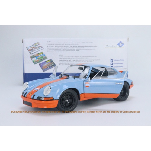 Solido 1 18 Porsche 911 RSR GULF 1973 Alloy Double Door Car Model