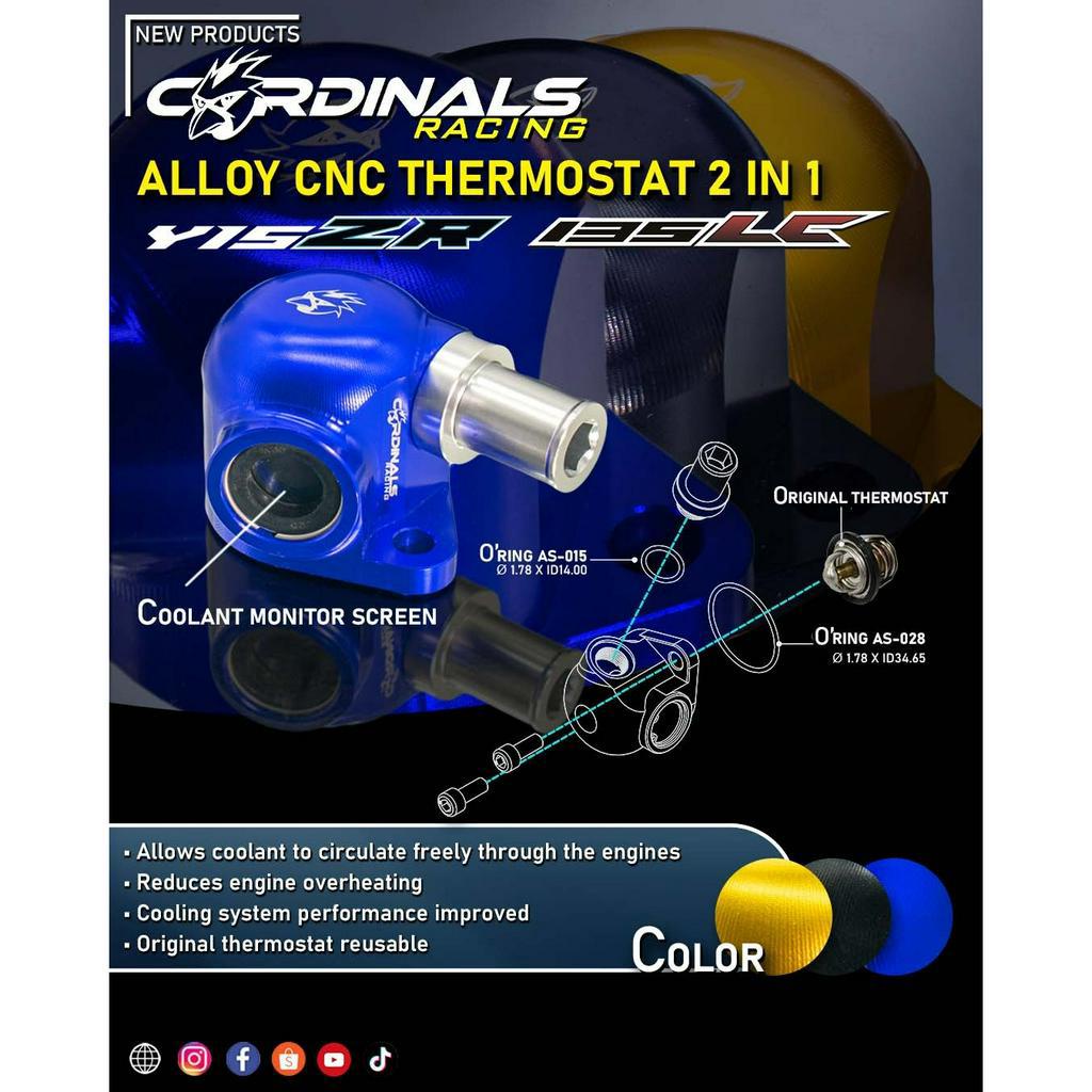 Cardinals Racing Alloy Cnc Thermostat Bypass Y15 V1 V2 LC135 V1 V8