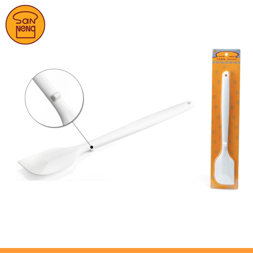 Taiwan Sanneng Heat Resistant Silicone Spatula White