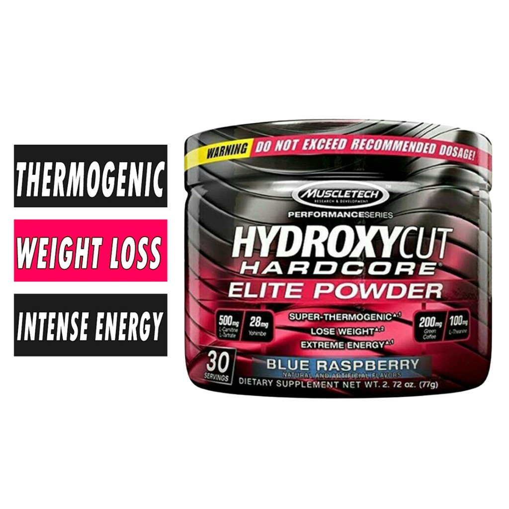 Muscletech Hydroxycut Hardcore Elite Powder Serving Made In Usa