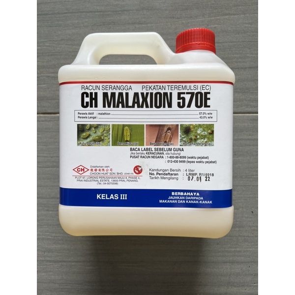 BIG SALES 4L CH Malaxion 570E Racun Serangga Shopee Malaysia