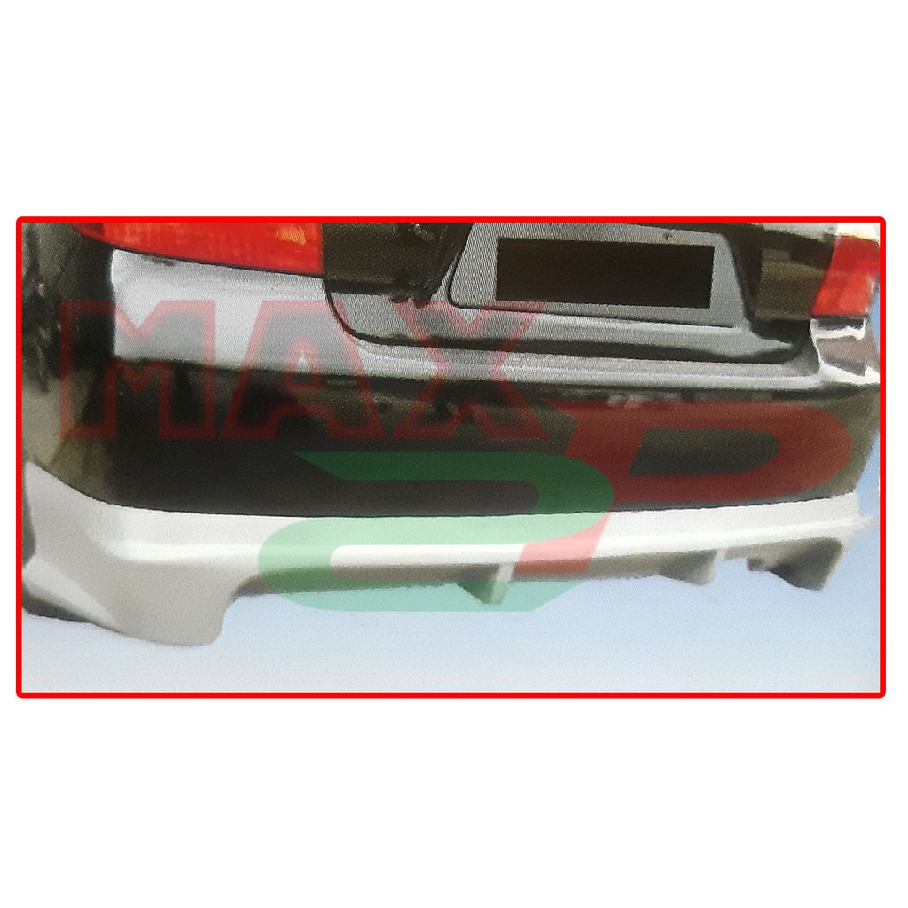 Toyota Vios Damd Style Rear Back Skirt Lower Lip Spoiler