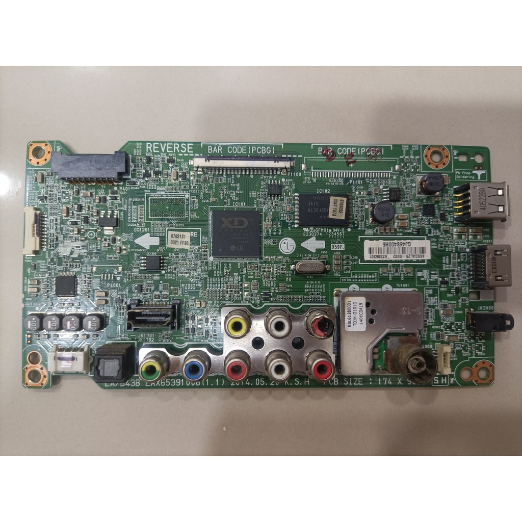 LG LED TV 42LB5610 Power Board LGP3942 14PL1 EAX65423701 Main Board