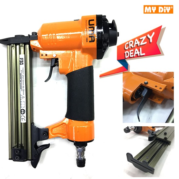 Mydiyhomedepot Uma Tools Pneumatic F Nailer Air Gun Brad Nailer