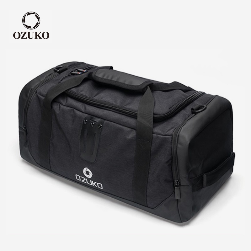 Ozuko Men Travel Duffle Bag Large Capacity Carry On Waterproof Oxford