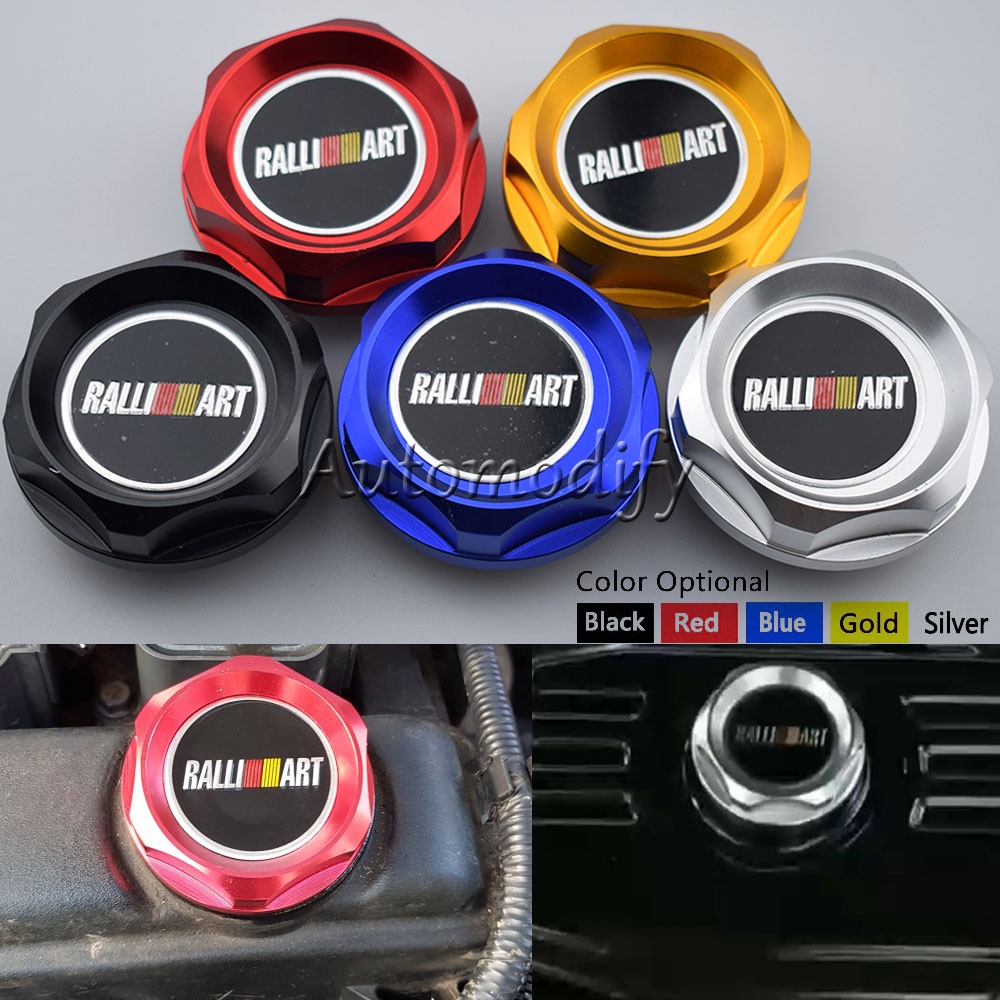 Ralliart Oil Cap Aluminium Proton Mitsubishi Engine Oil Cap Minyak