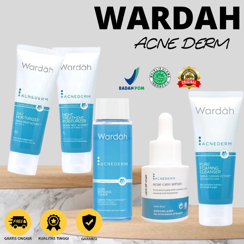 Wardah Acnederm Series Wardah Acne Derm Shopee Malaysia