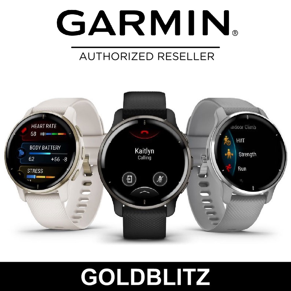 Garmin Venu Plus Gps Smartwatch Amoled Call Music Multisport Spo Abc