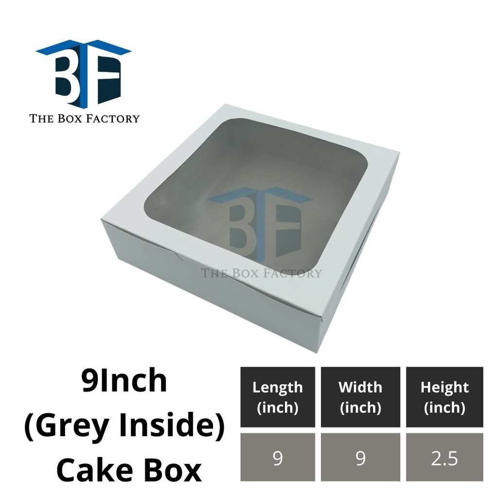 Cheap Window Cake Box Extra Thick Folding Box With Window Kotak