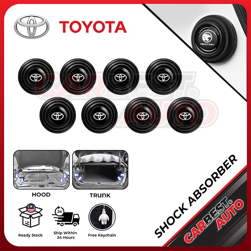 8pc Toyota Universal Shock Absorber Gasket Sound Proof Rubber Corolla