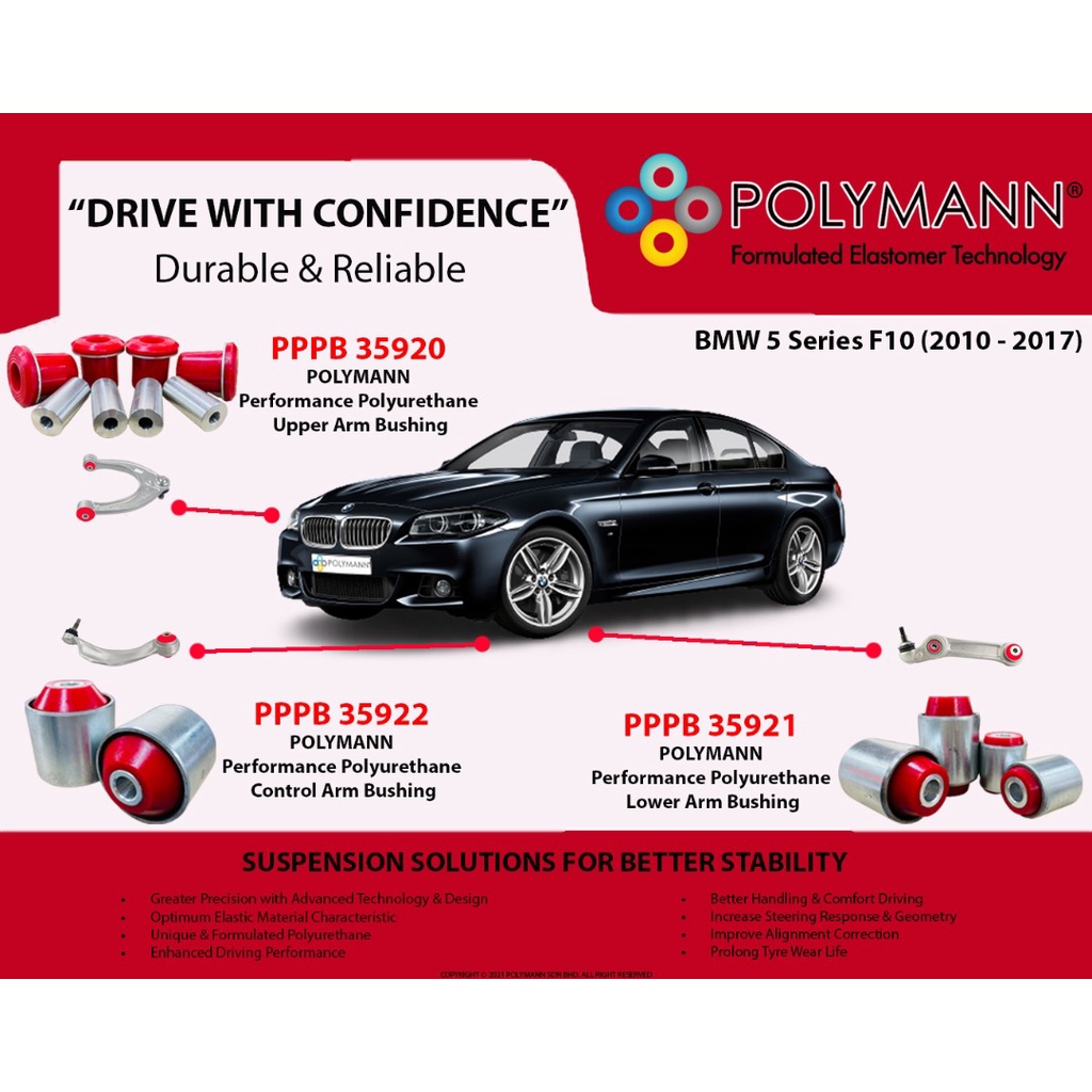 Polymann Bmw F Front Upper Lower Control Arm