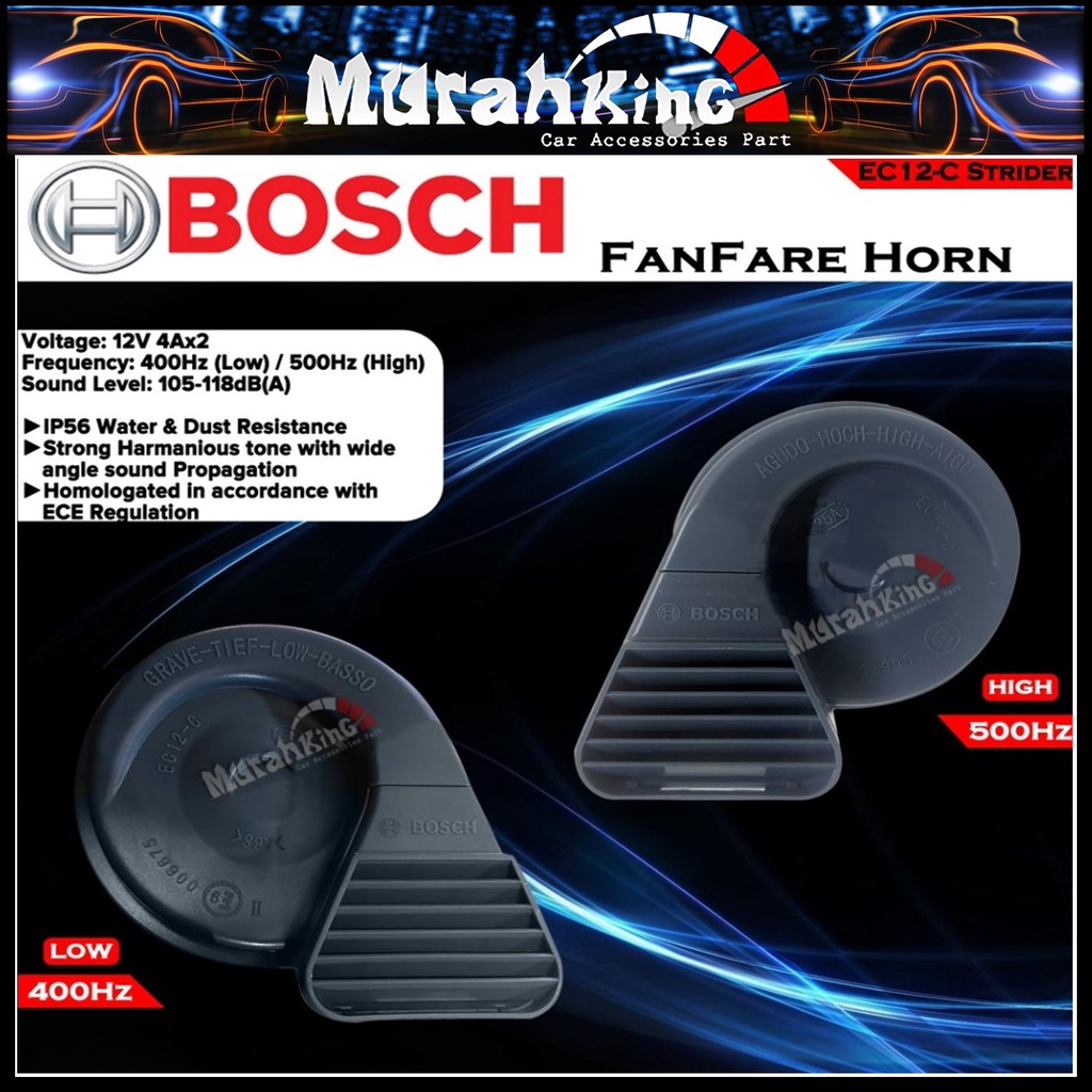 Bosch Horn Car Horns BM Horn Car Horn Hon Kereta Kuat Hon Motor Kuat