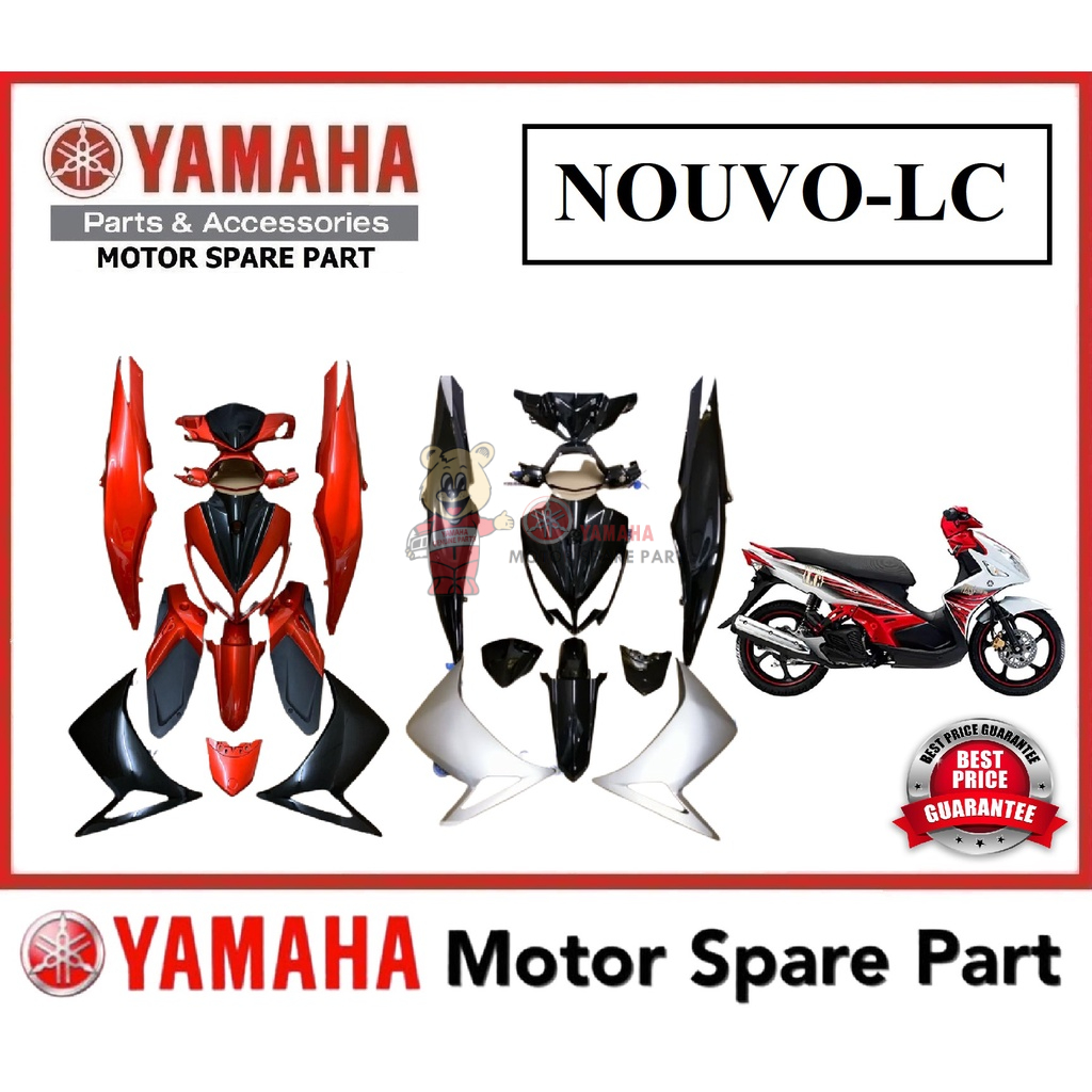 Yamaha Nouvo Lc Cover Set Nouvolc Coverset Body Cover Shoot Shot