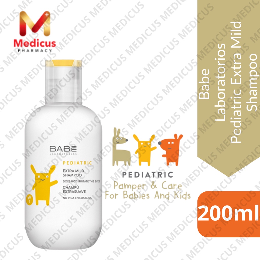 Babe Laboratorios Pediatric Extra Mild Shampoo Does Not Sting Baby