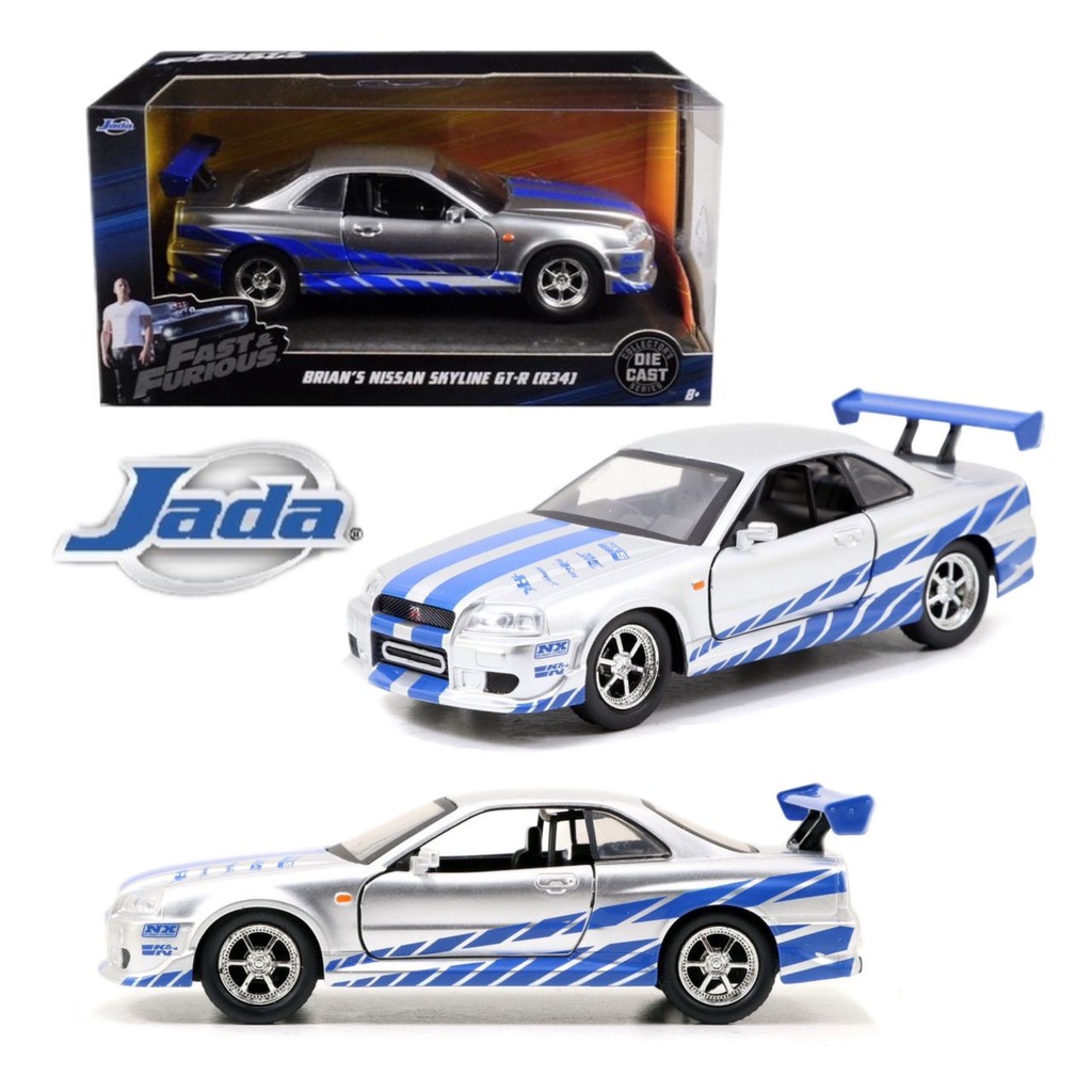 Original Jada Fast Furious Brian S Nissan Skyline Gt R Bnr