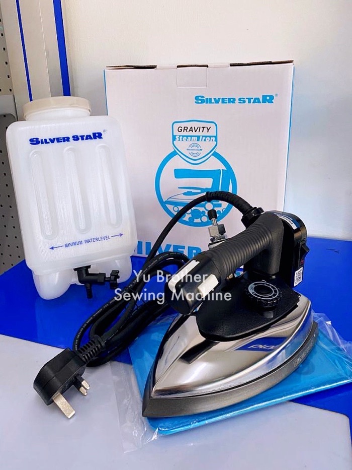 Ready Stock Silver Star Industrial Steam Press Iron ES 94A ES 94AL