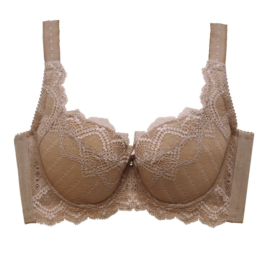 Xixili Rufina Demi Cup Bra Nude Shopee Malaysia