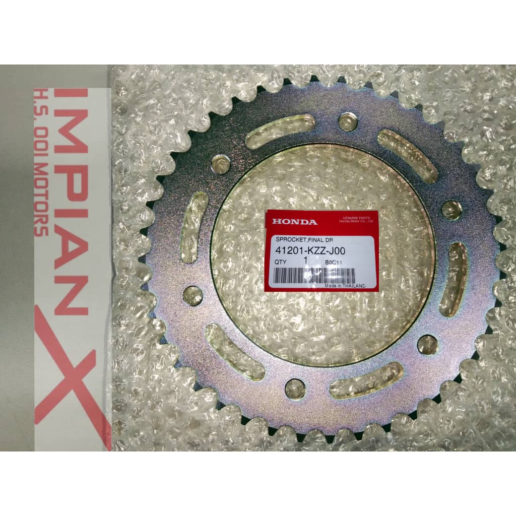 Honda Sprocket Final Driven T Kzz J Shopee Malaysia