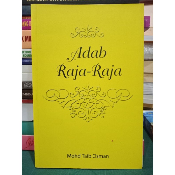 ZBH Adab Raja Raja Mohd Taib Osman Shopee Malaysia