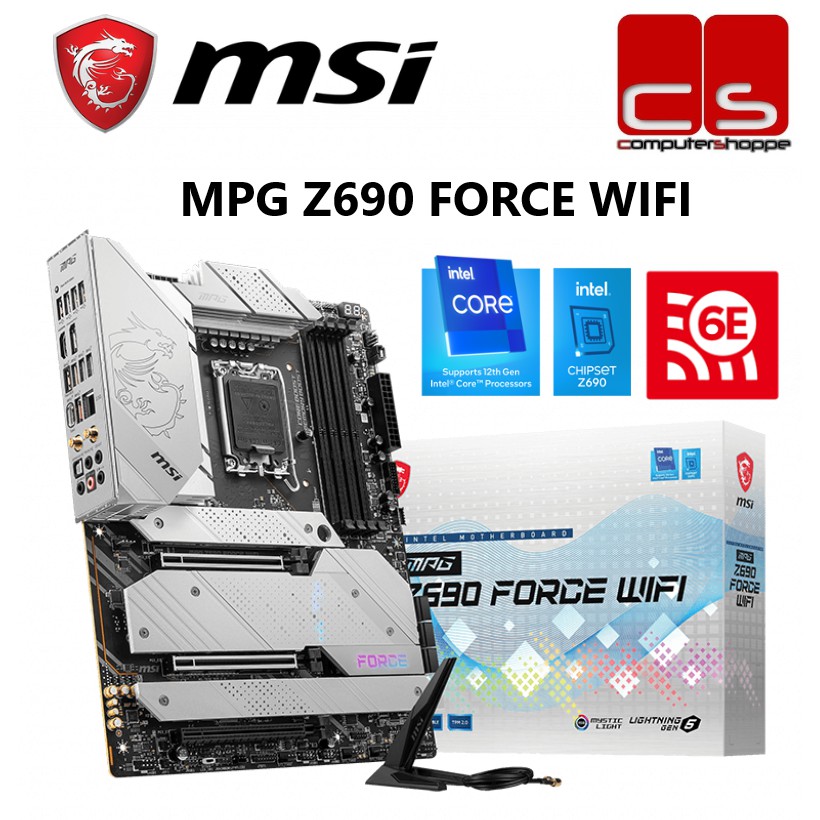 Msi Mpg Z Force Wifi Atx Lga Intel Gaming Motherboard Shopee