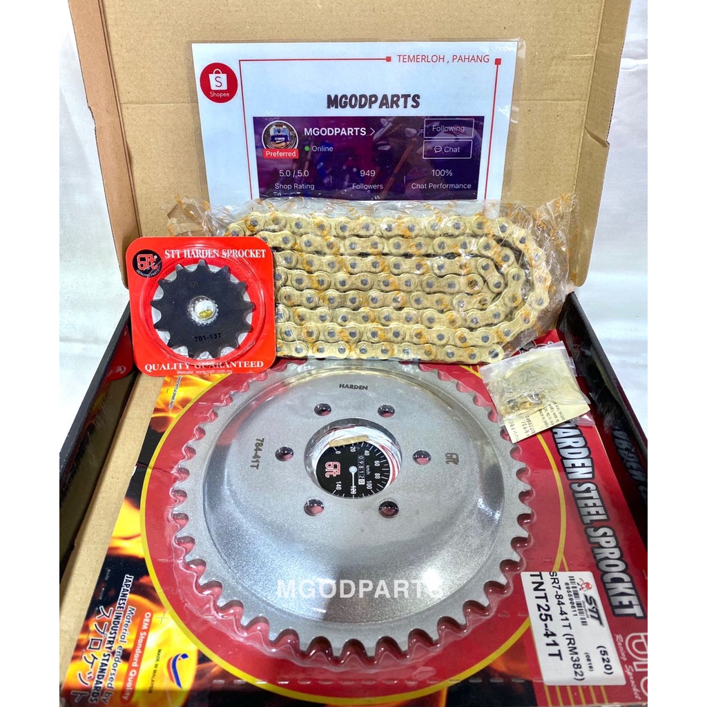 Benelli Trk Sprocket Spocket Kit Set Original Stt Izumi Chain