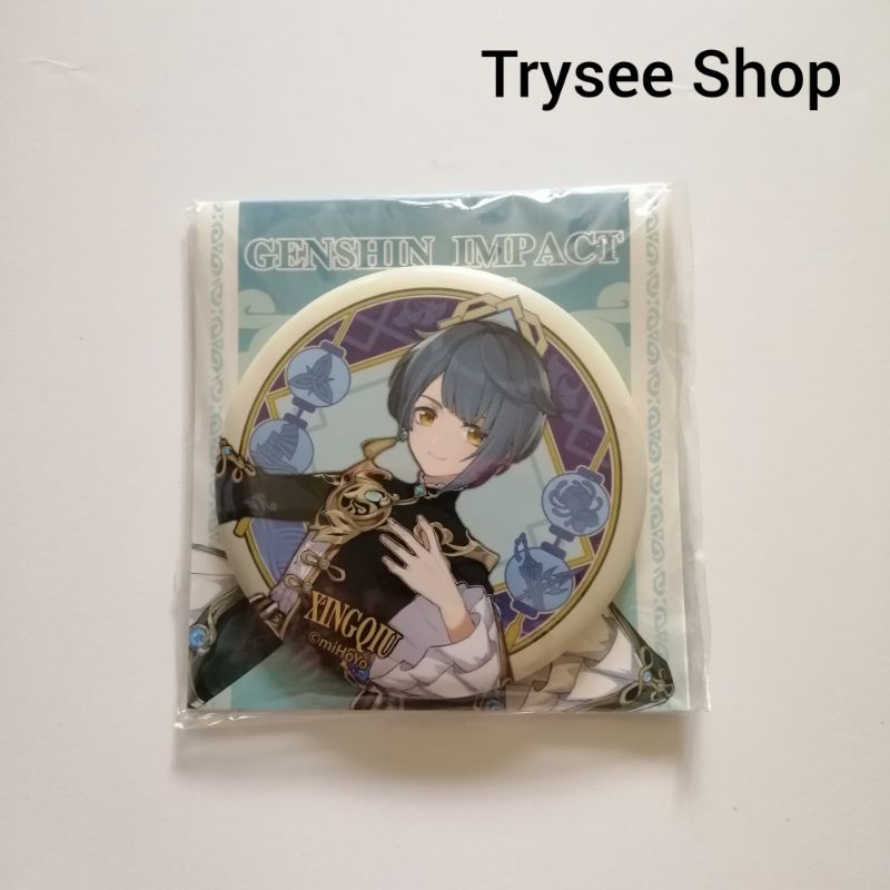 Ready Stock Genshin Impact Official Tin Badge Mihoyo Merchandise