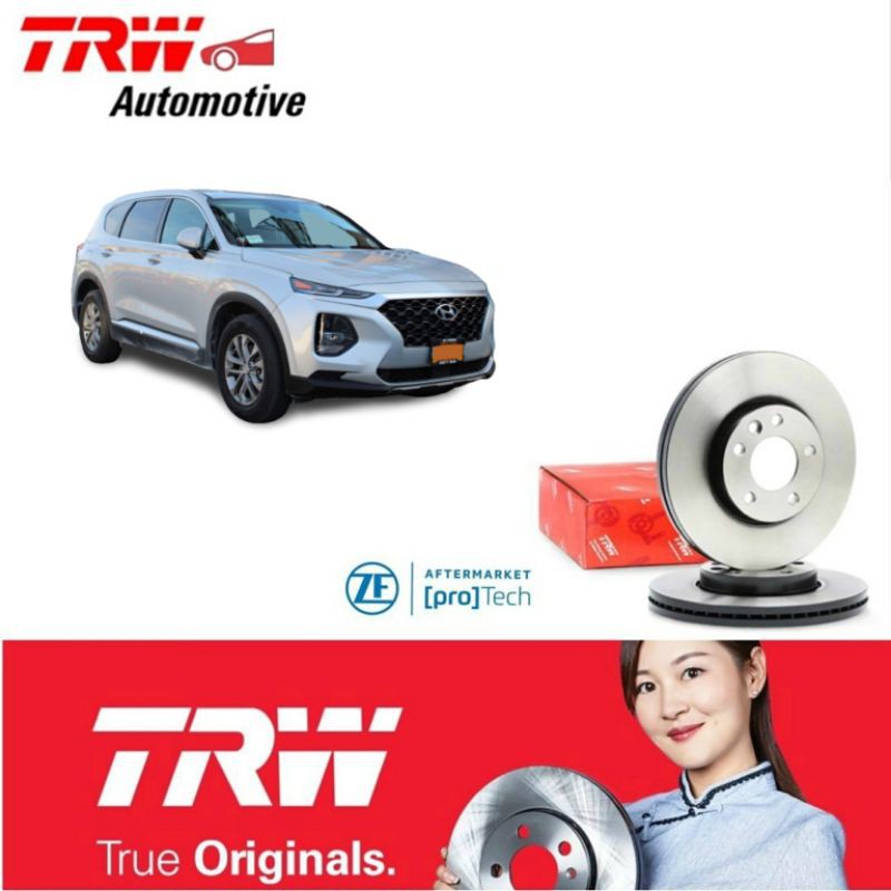 Trw Disc Brake Rotor Front Df Hyundai Santa Fe Iii Dm Dma