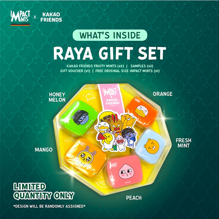 Impact Mints Raya Gift Set Kakao Friends Edition 14g X 5 Mixed