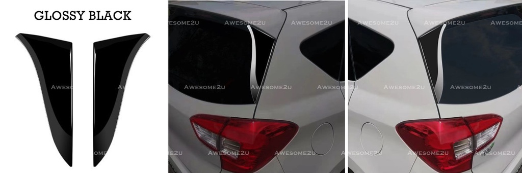 Awesome U Perodua Myvi Rear Spoiler Side Garnish Sportivo