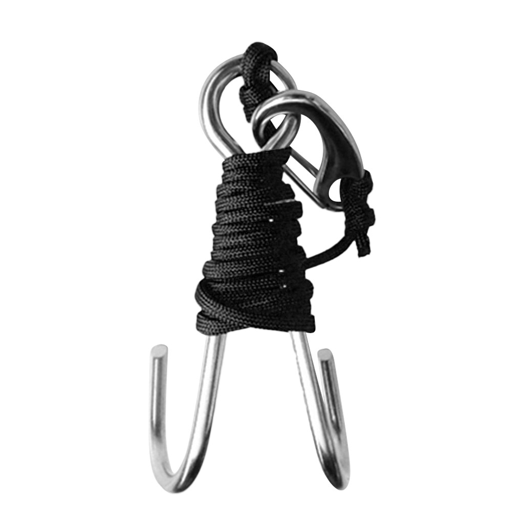 Perfeclanmy Current Scuba Diving Double Stainless Steel Hook