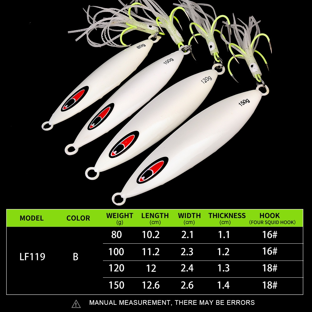 Proberos Pc Luminous Slow Jigging Bait G