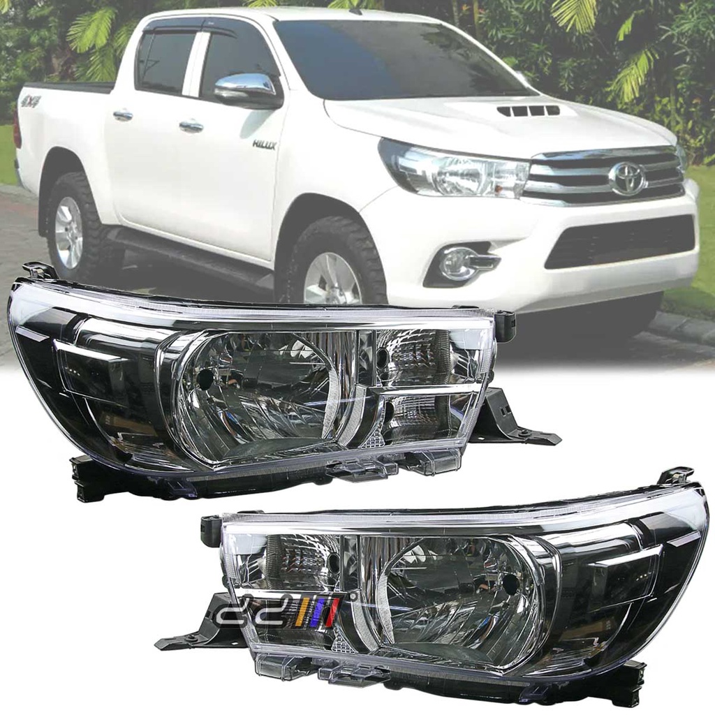 Ready Stock Toyota Hilux Revo Gun Gun Head Lamp Front