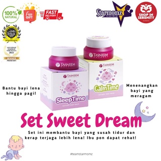 Set Jimat Tasneem Naturel Set Tidur Lena Sweet Dreams Calm Time