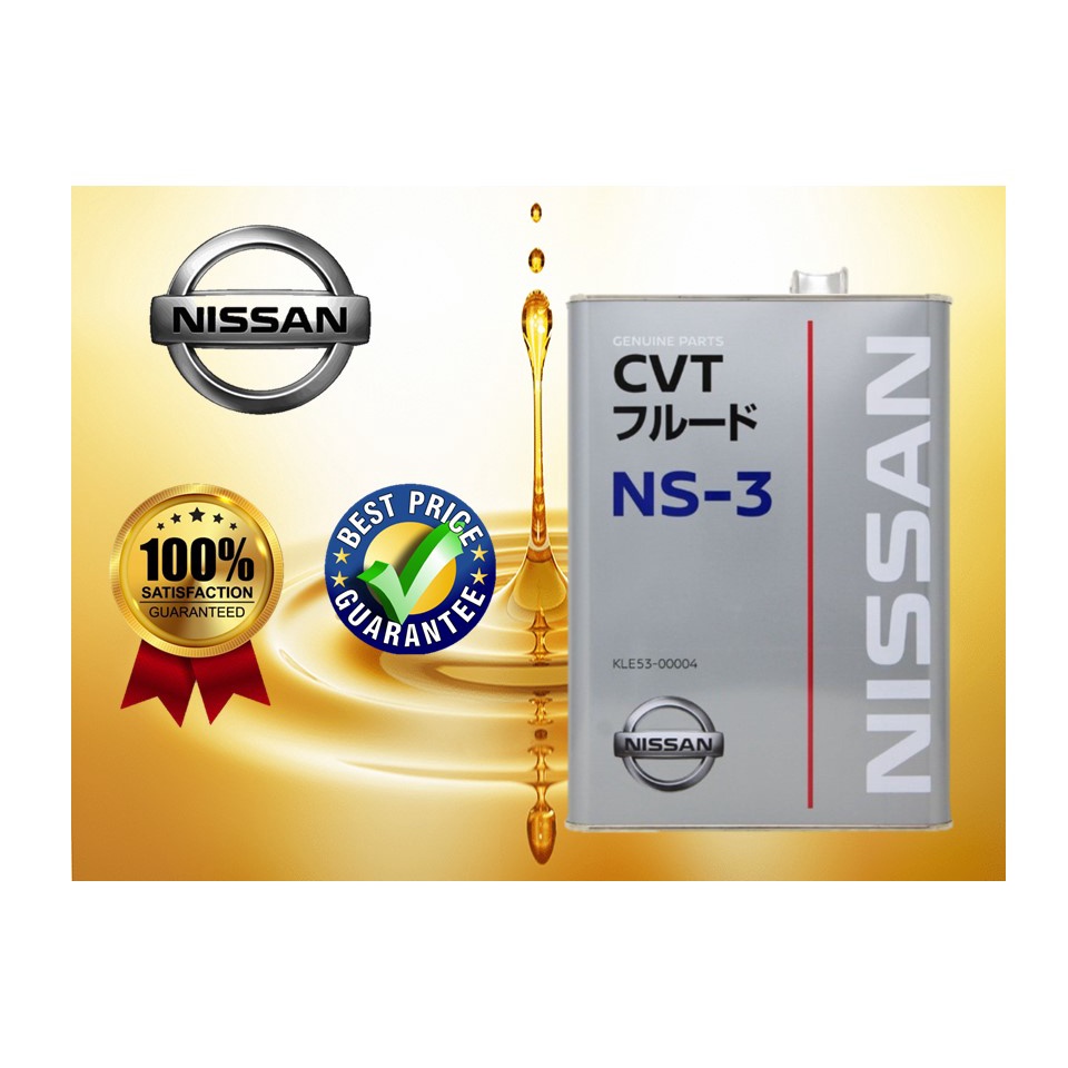 Nissan NS 3 CVT ATF 4L NS3 CVT Auto Transmission Fluid 4Liter