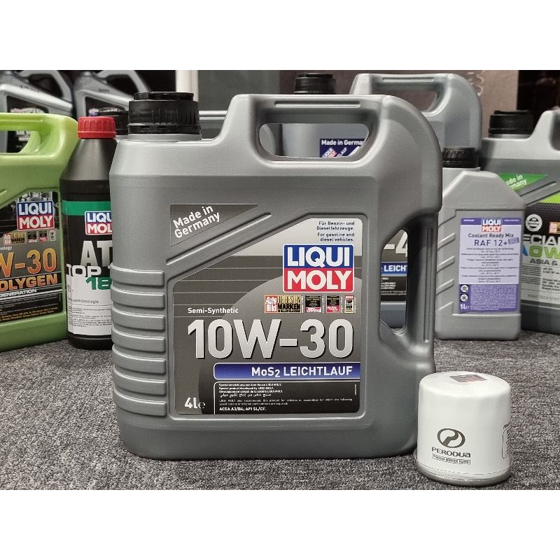 Liqui Moly Semi Synthetic MoS2 Leichtlauf 10W 30 Engine Oil 4L