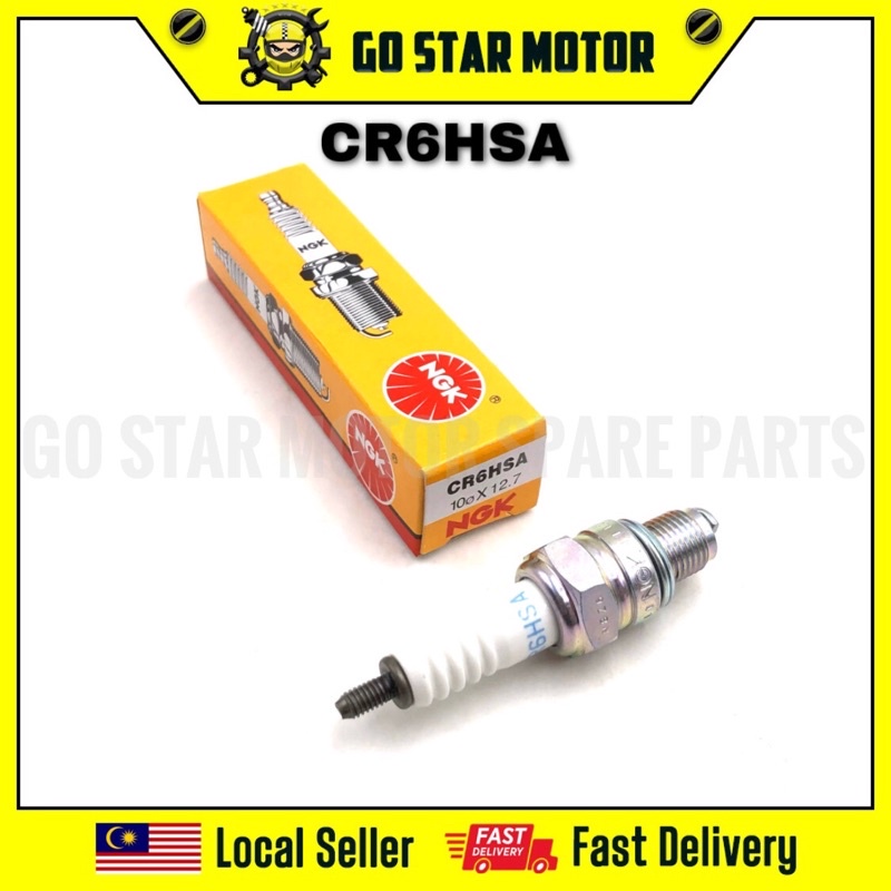 NGK SPARK PLUG CR6HSA YAMAHA EGO AVANTIZ SOLARIZ LAGENDA SRL SRL115 FI