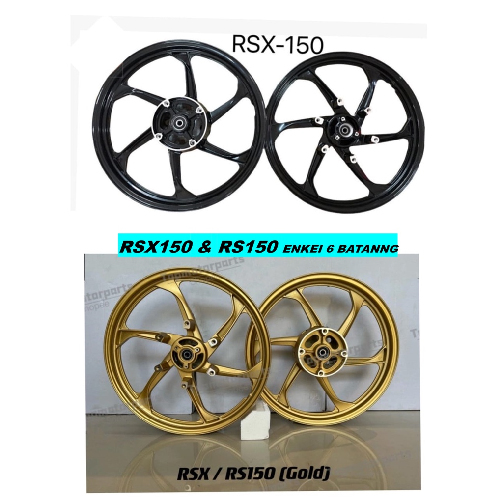 Sport Rim Enkei Batang L Kaki Zr Pnp Honda Rs Rsx Rs Rsx