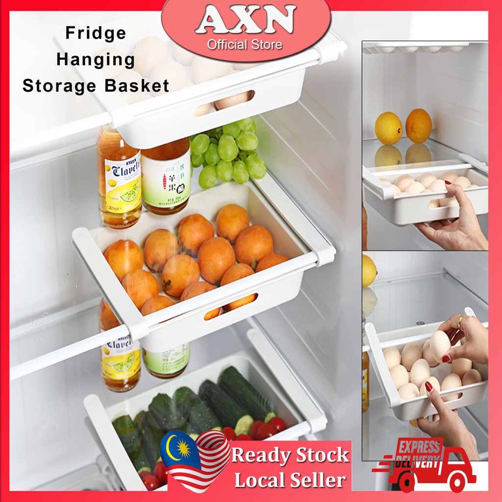 AXN Fridge Hanging Basket Food Fruits Vegetables Meat Storage Box