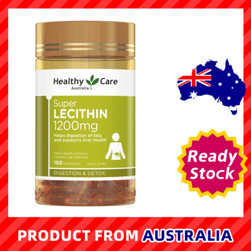 Healthy Care Super Lecithin Mg Capsules Help Digestion Of Fats