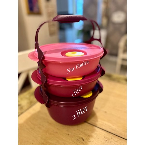 Tupperware Carry All Bowl Set Shopee Malaysia