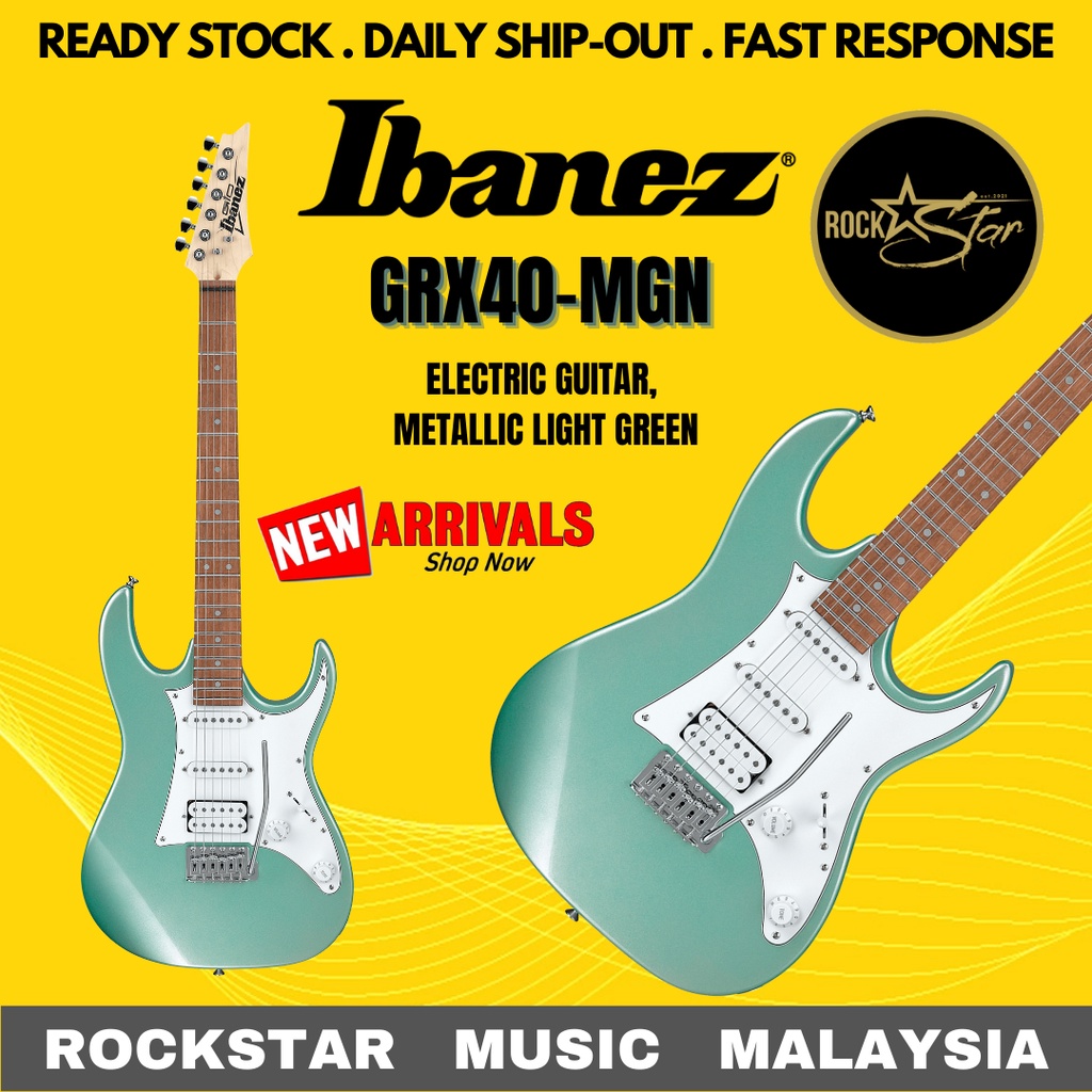 Ibanez GIO GRX40 Electric Guitar Metallic Light Green GRX40 MGN