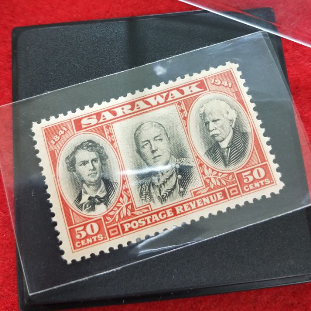 Rare Stamp Of Sarawak Centenary Commemoration C Free