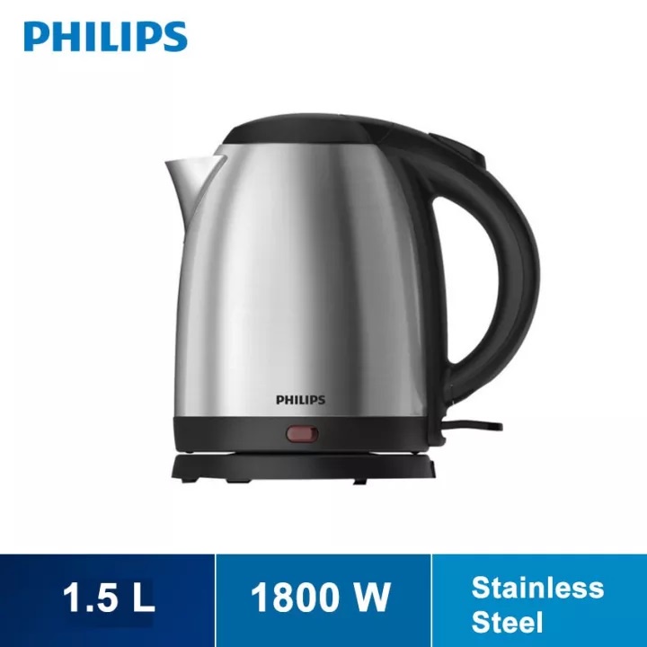 Philips Daily Collection Kettle Polished Stainless Steel L W