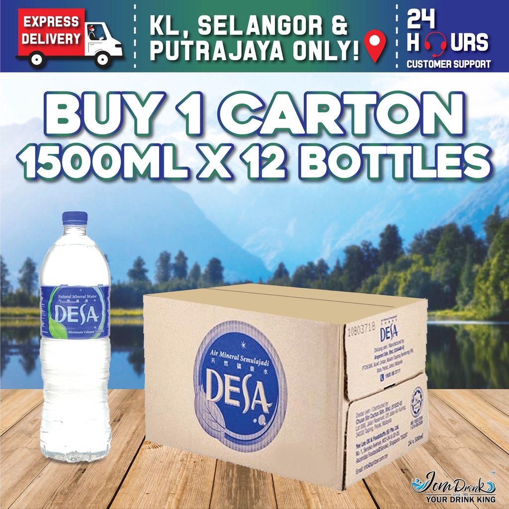 Bundle Of Carton Desa Mineral Water Ml X Bottles Shopee