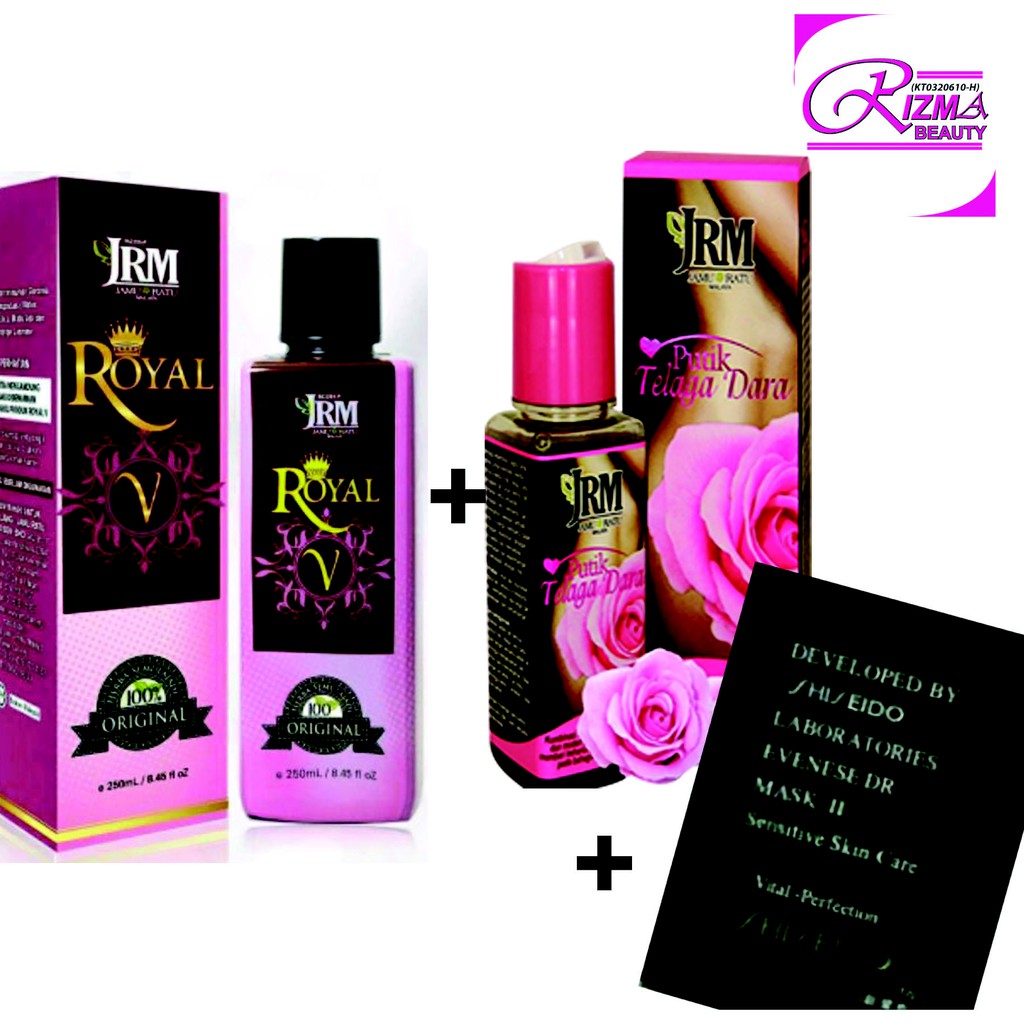 Combo Set Royal V Jrm Putik Telaga Dara With Freegift Shopee Malaysia